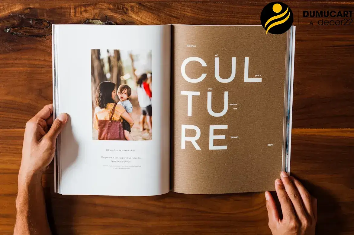 catalog bấm ghim giữa