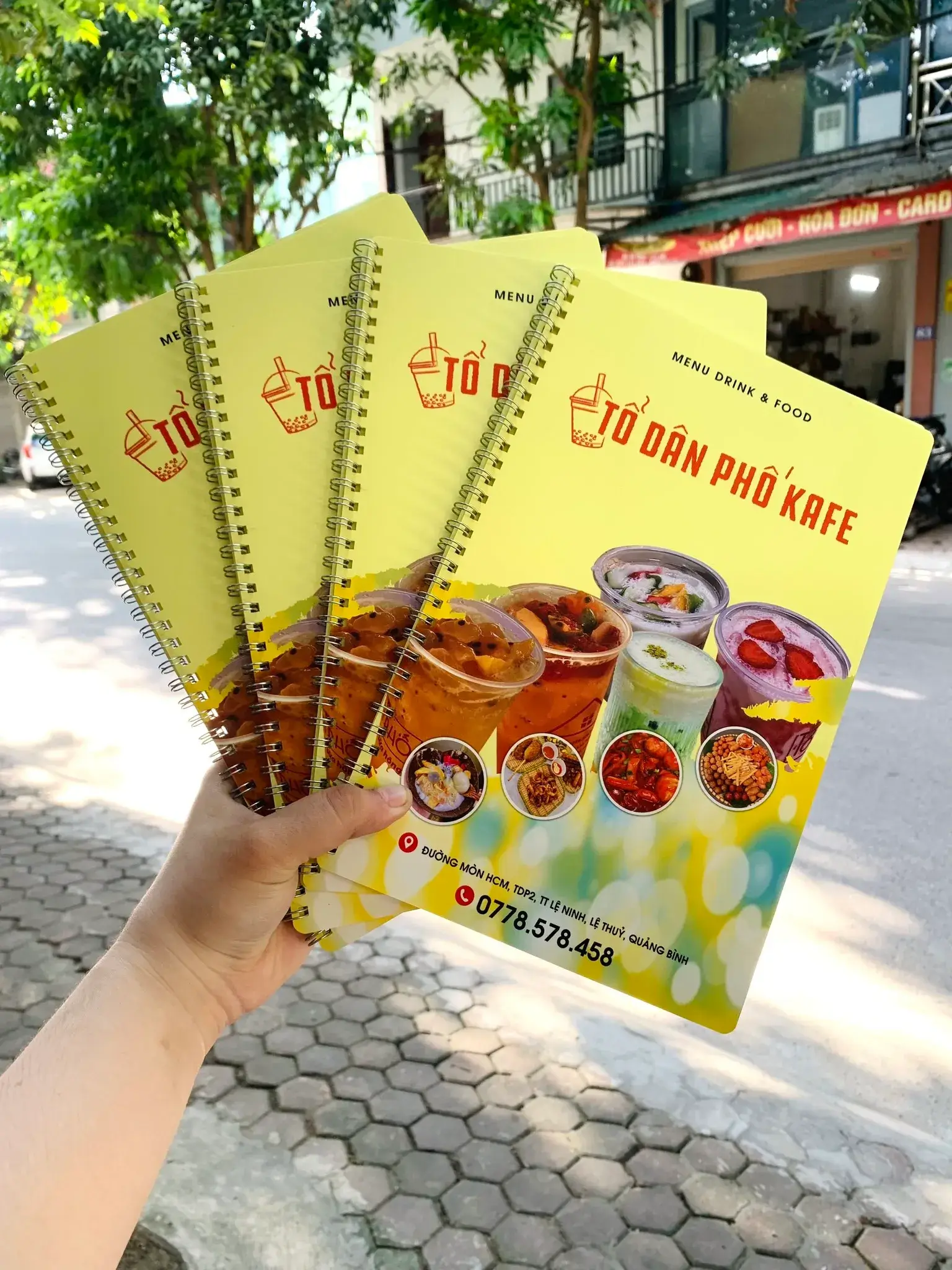 menu đóng cuốn gáy lò xo
