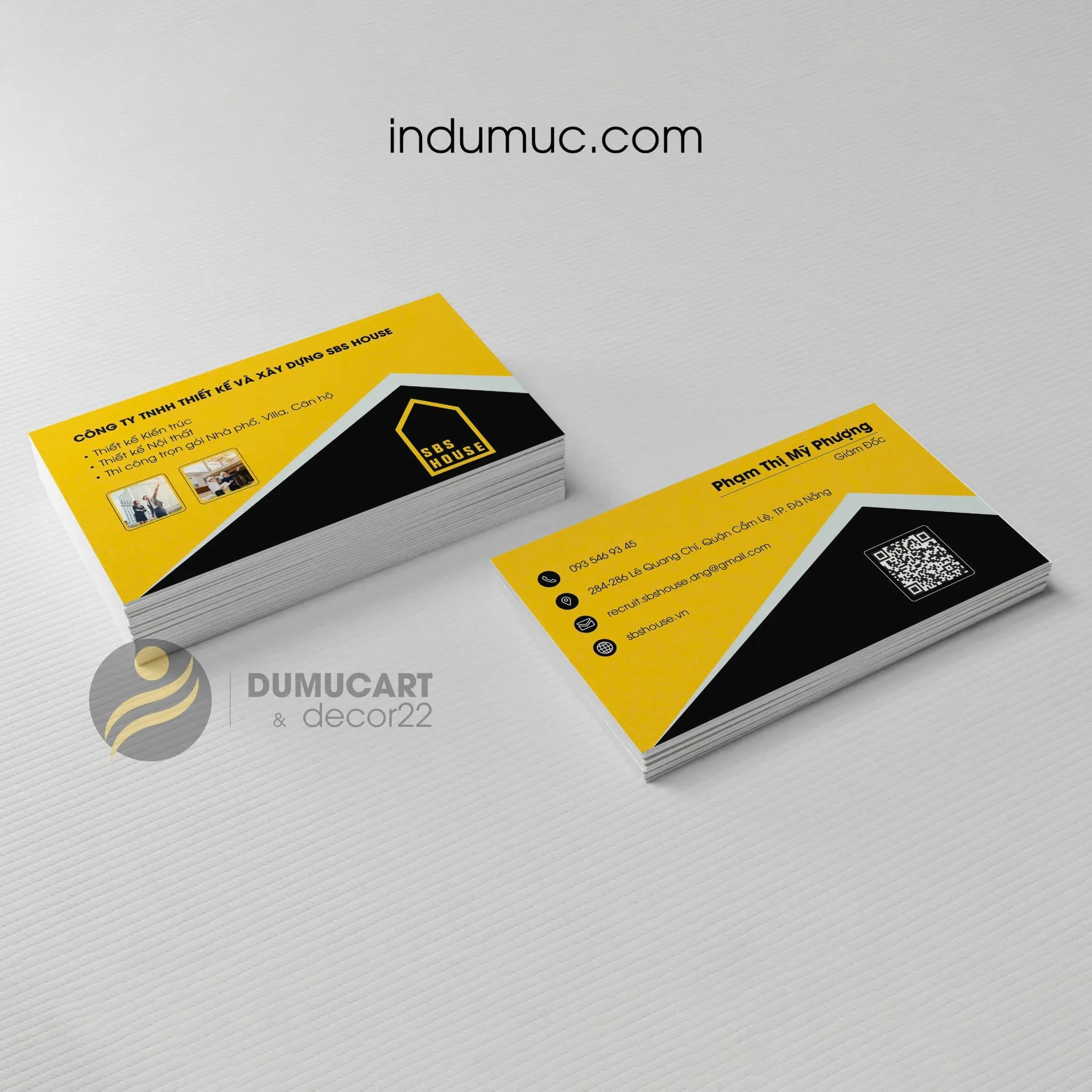 in card visit chất lượng
