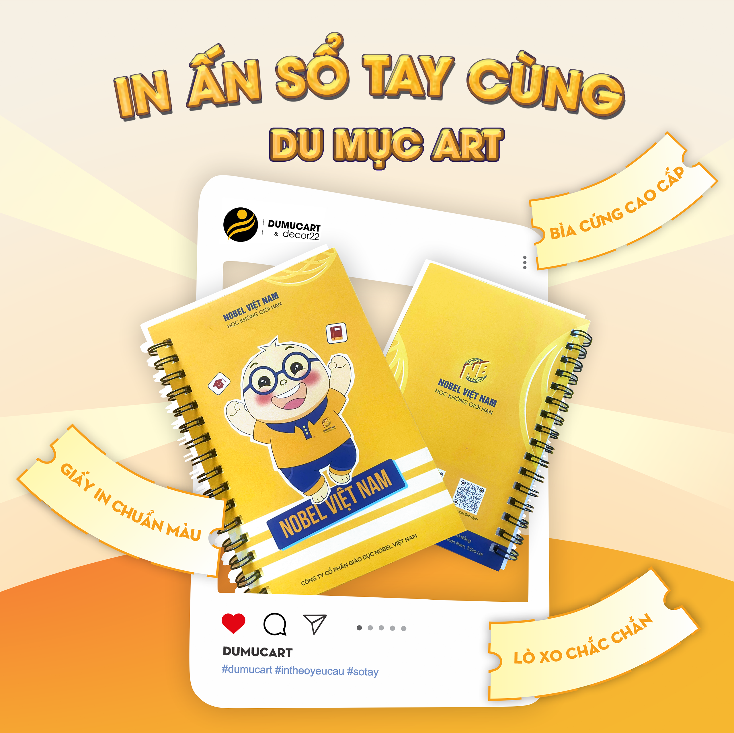 in sổ tay