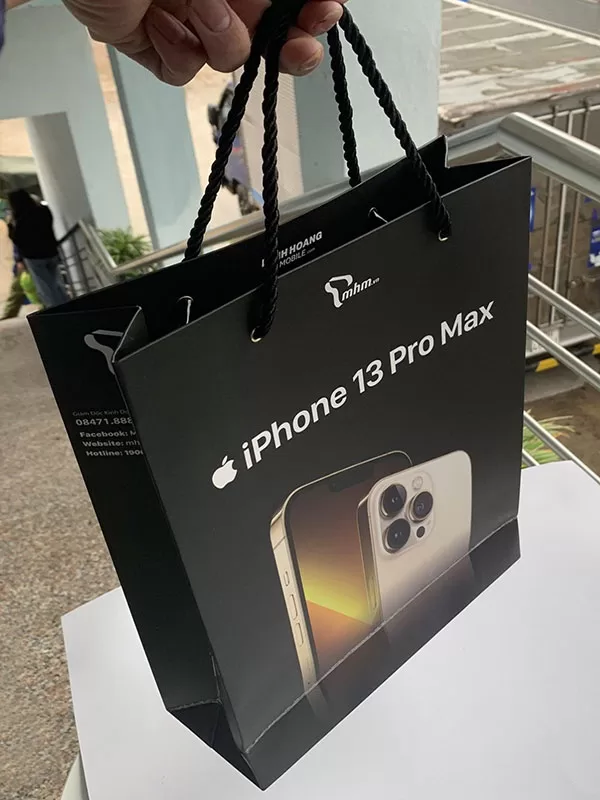 in túi giấy điện thoại
