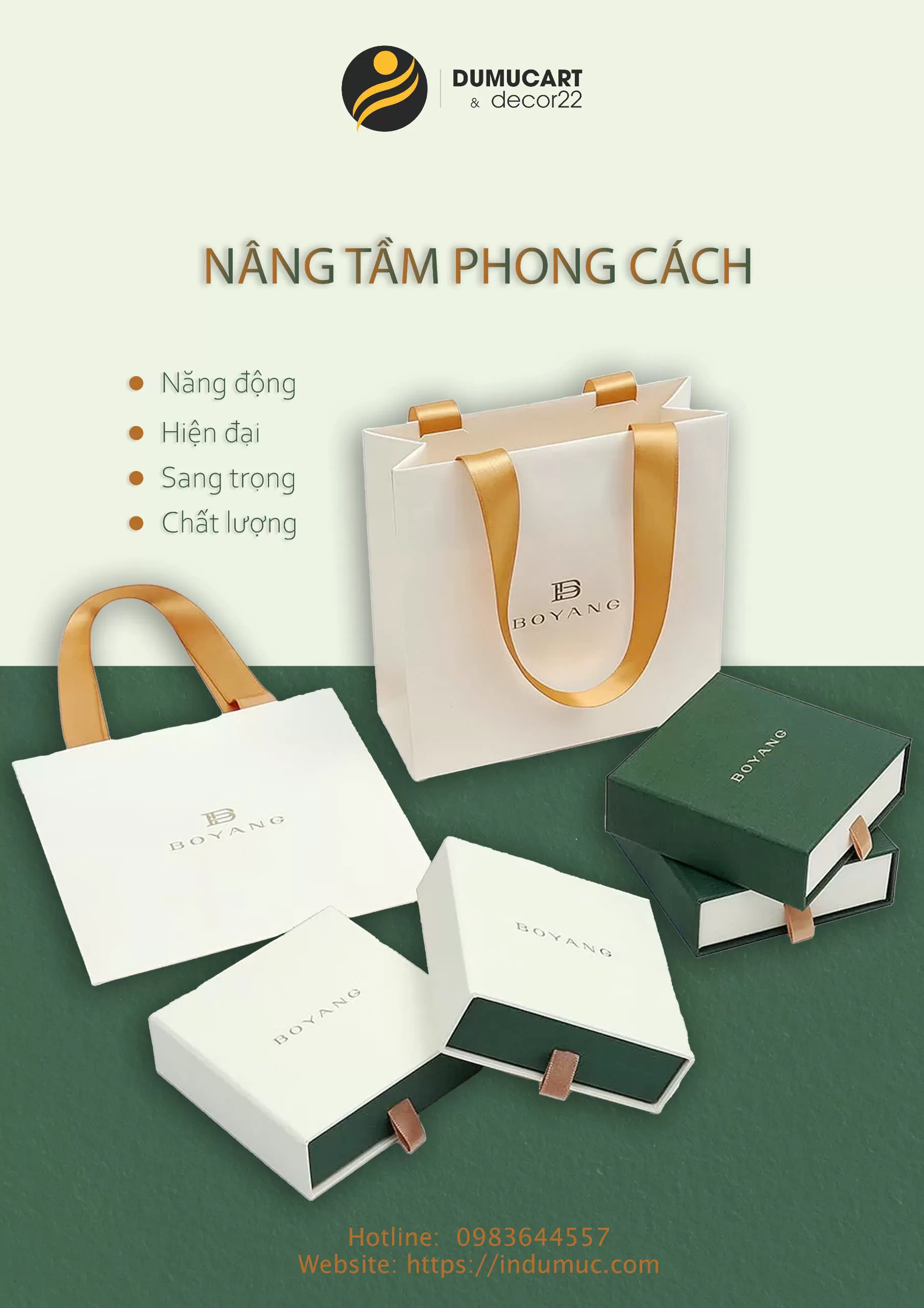 Lựa chọn In Du Mục nâng tầm phong cách