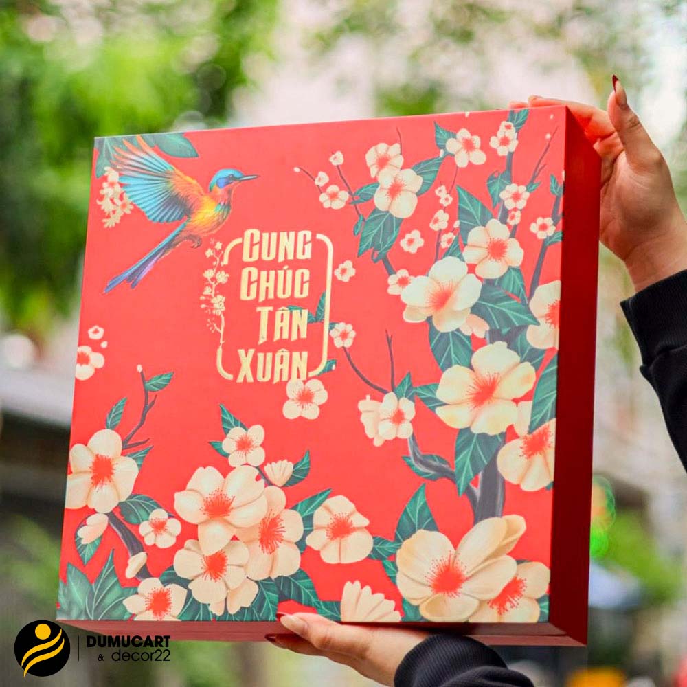 in hộp quà tết theo yêu cầu