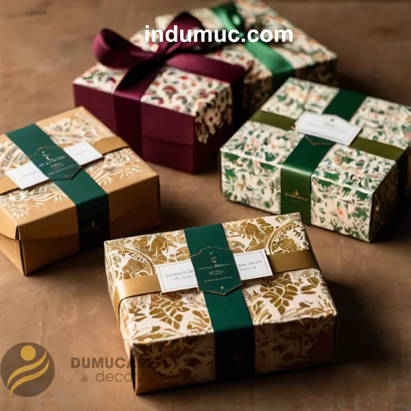 Thiết kế hài hòa với hộp quà