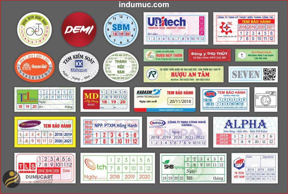 In tem nhãn decal vỡ Đà Nẵng - In Du Mục 02