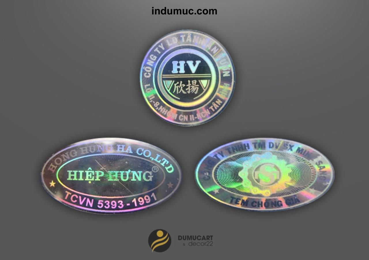 In tem nhãn decal vỡ - In Du Mục 04