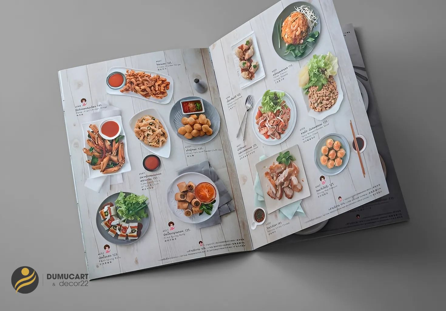in menu nhà hàng Đà Nẵng - in Du Mục - 02