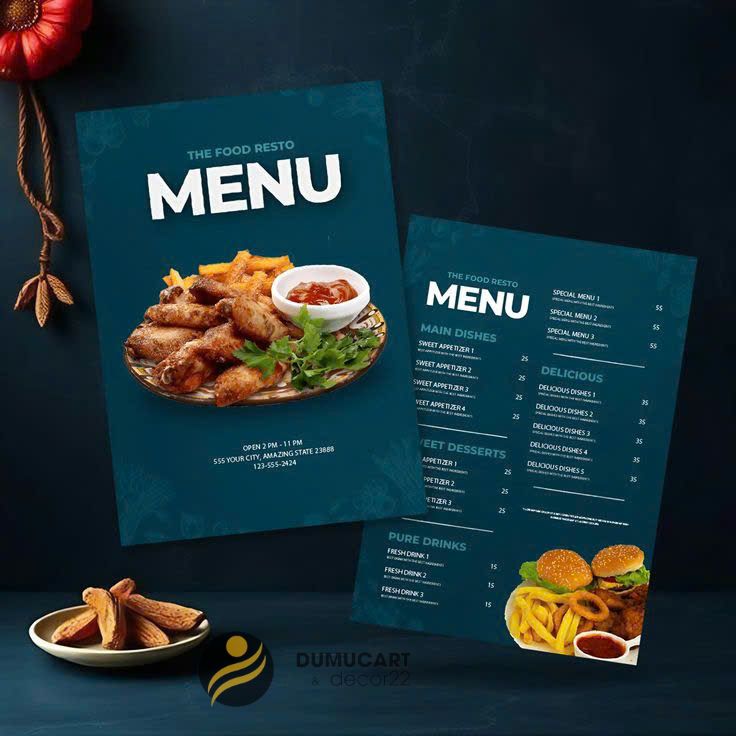 in menu nhà hàng Đà Nẵng - in Du Mục - 03