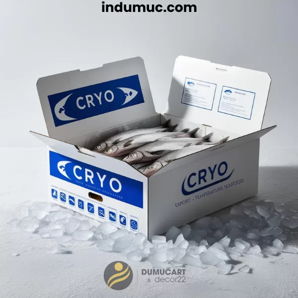 Hộp giấy đựng hải sản làm từ giấy Carton