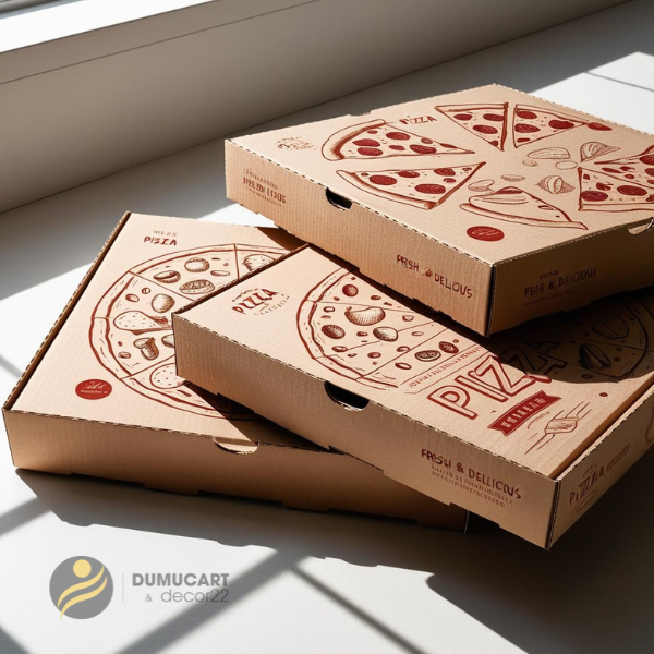 In hộp giấy thực phẩm đựng bánh pizza 