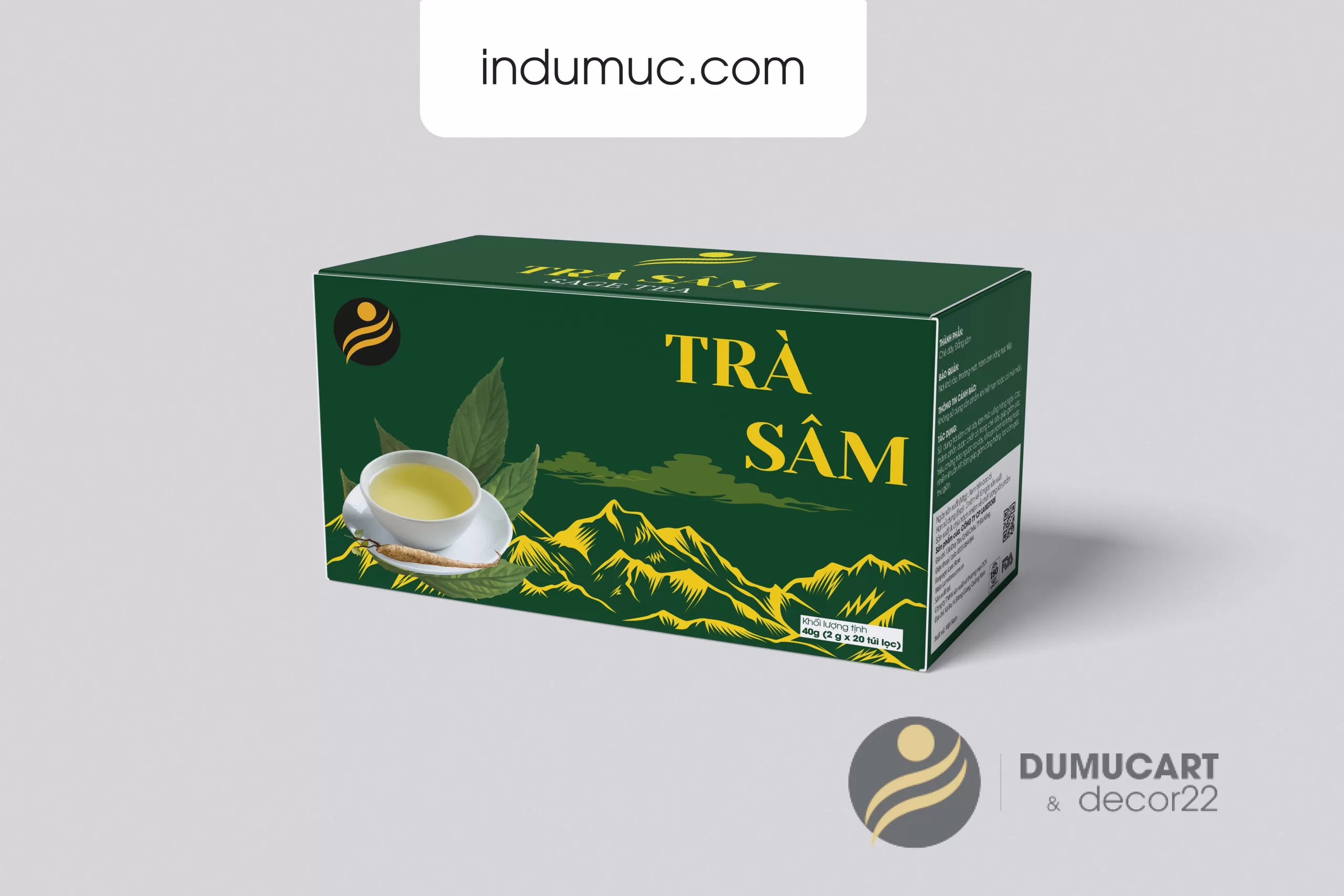 Hộp trà thiết kế theo yêu cầu