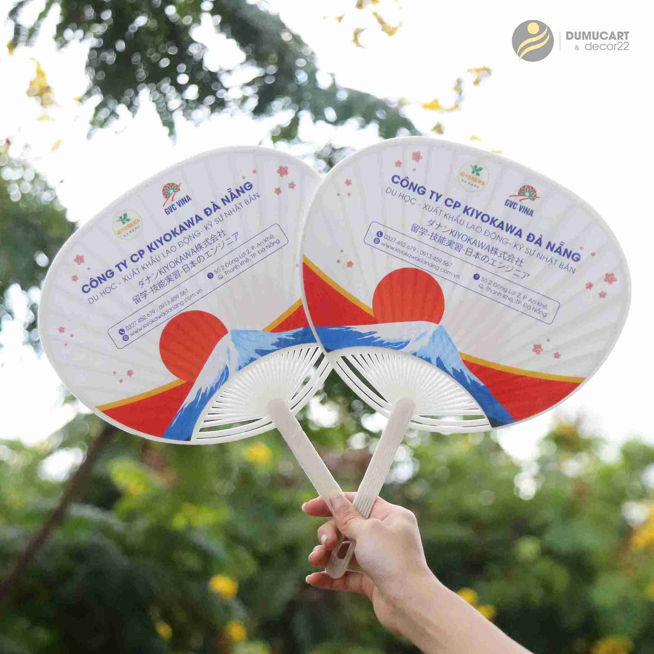 In quạt nhựa cầm tay Đà Nẵng - In Du Mục - 03