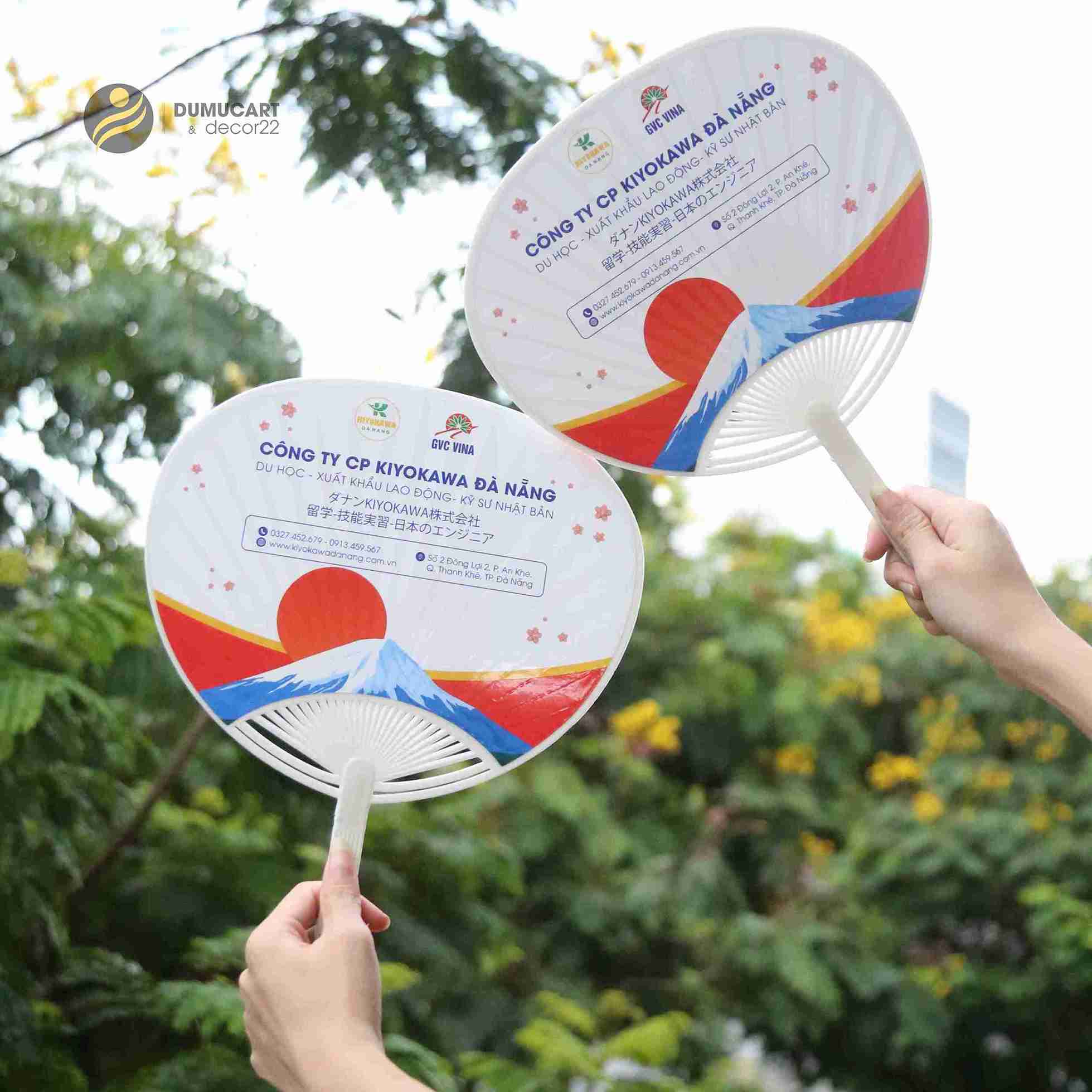 In quạt nhựa quảng cáo Đà Nẵng - In Du Mục - 01