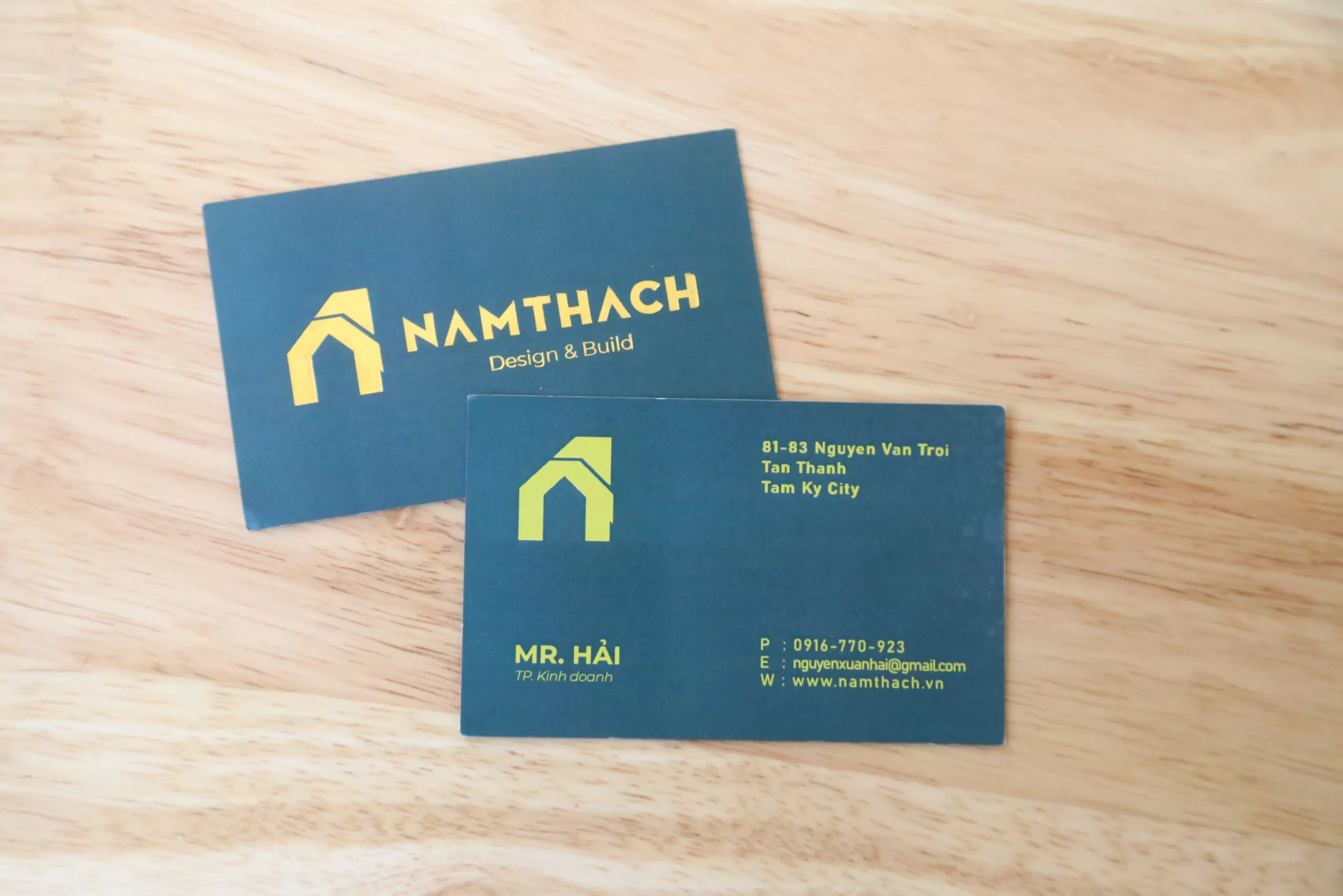 in card visit đà nẵng