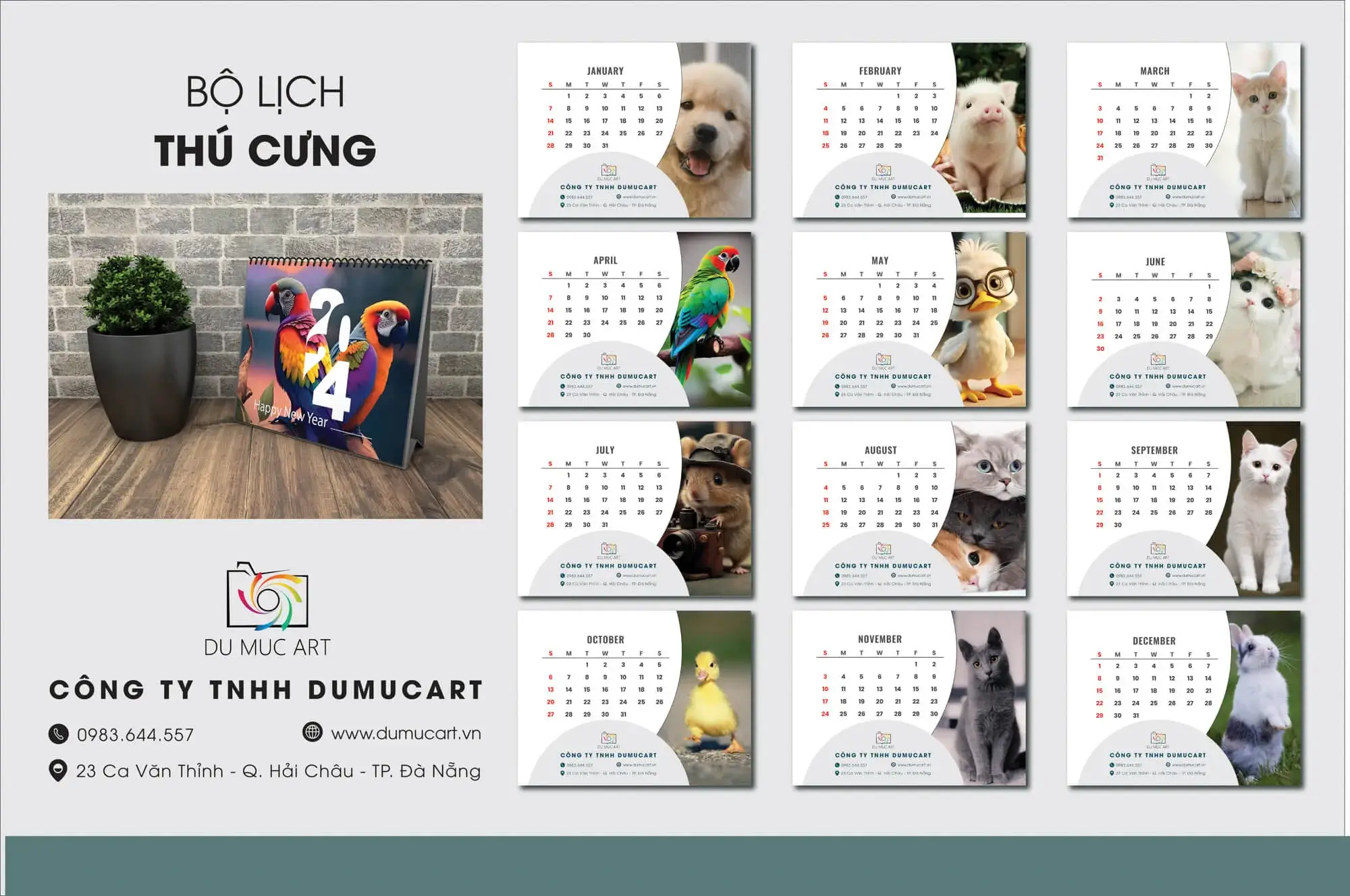 chi phí in lịch tết đà nẵng