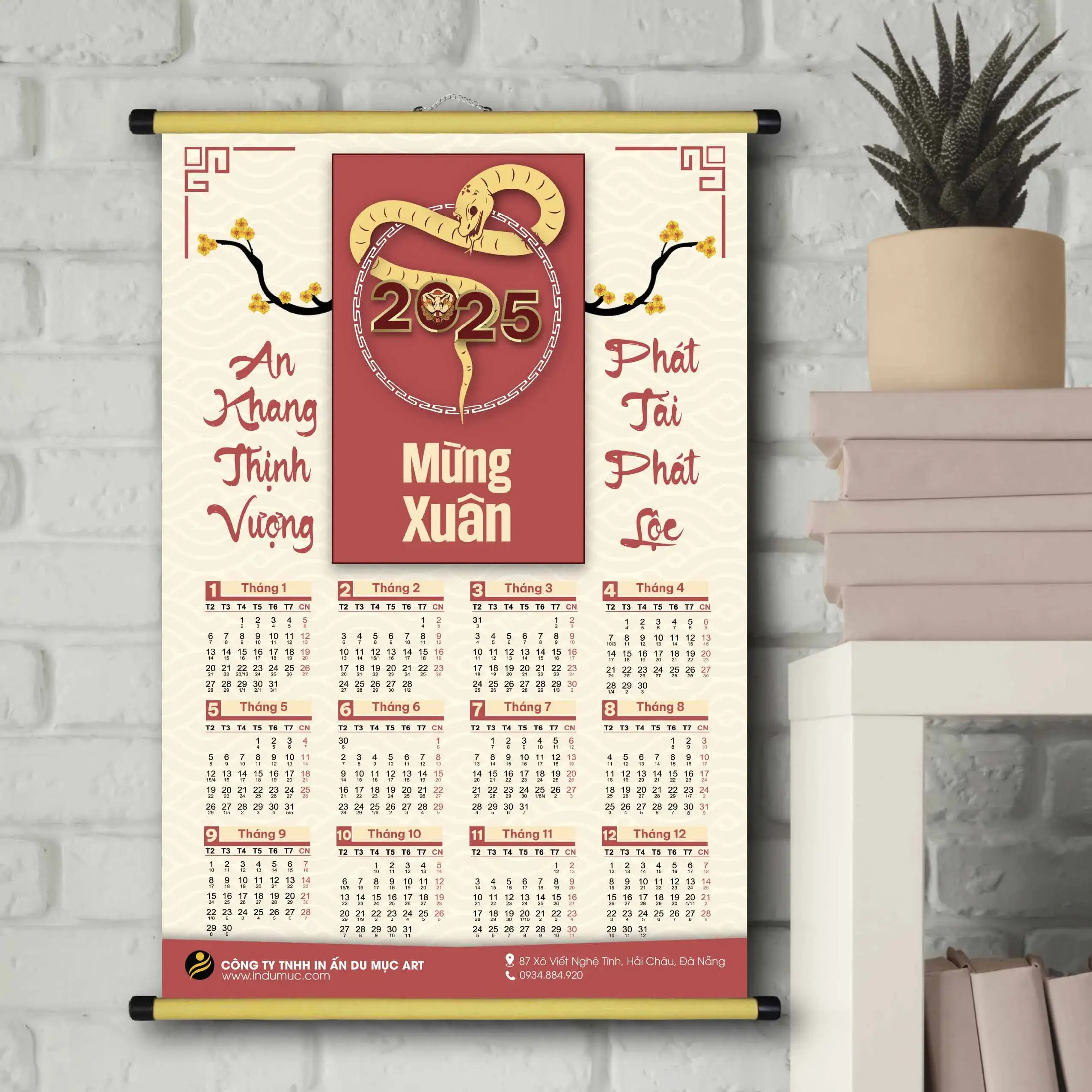 in lịch tết Đà Nẵng
