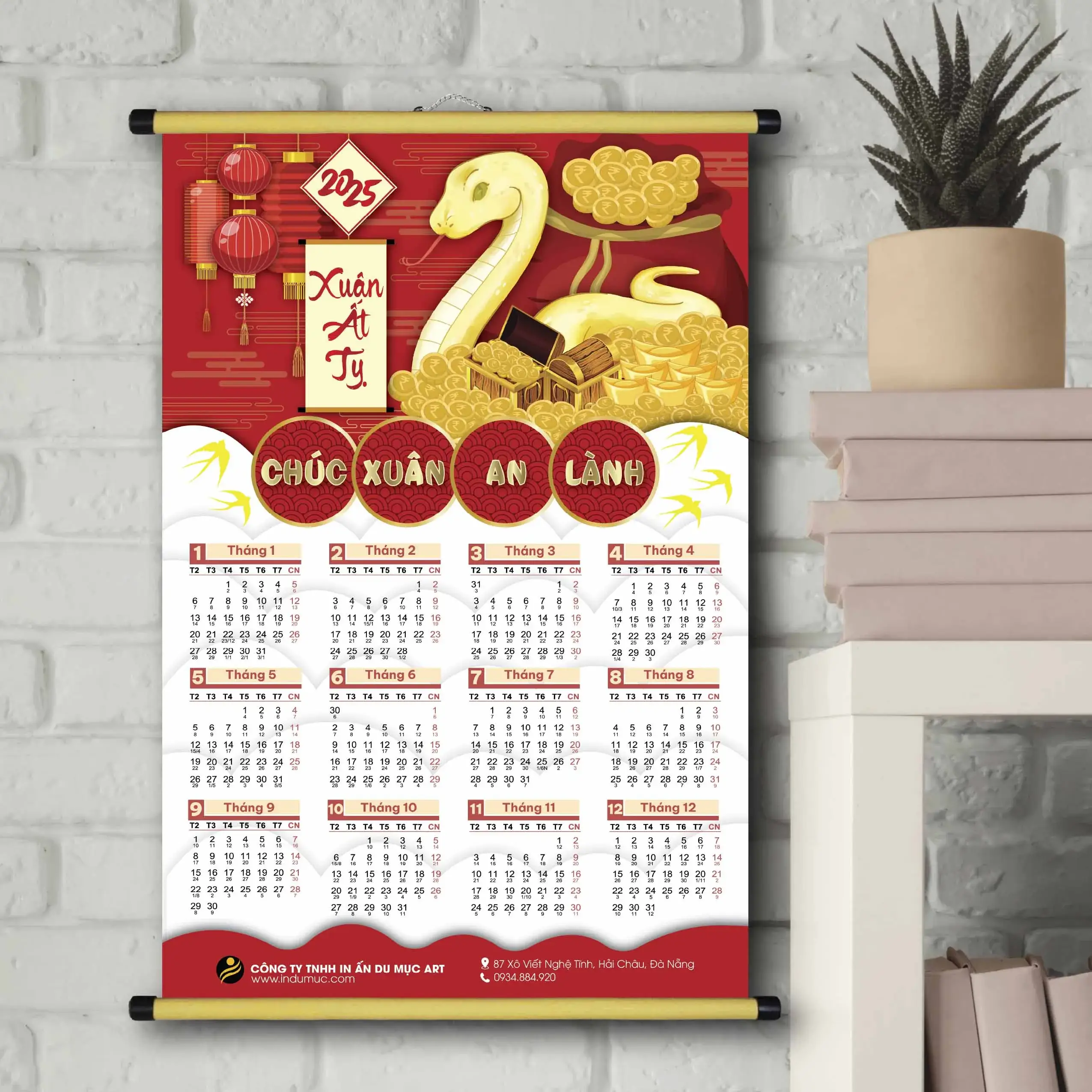 in lịch tết đà nẵng