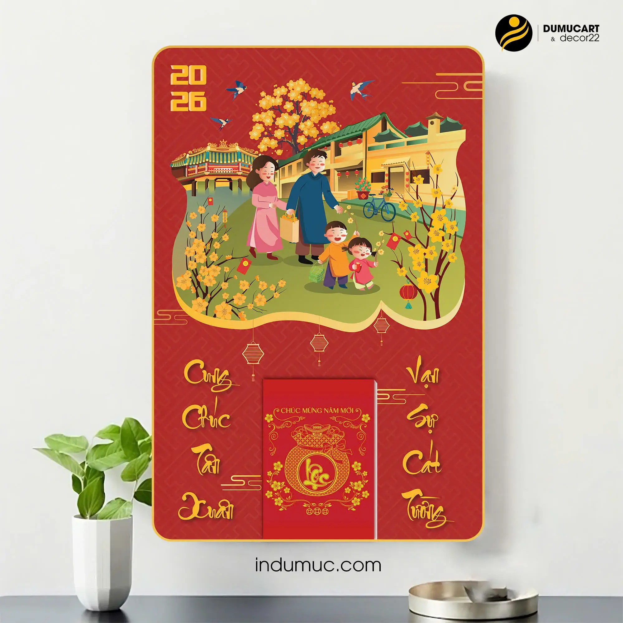 checklist đặt in lịch tết 