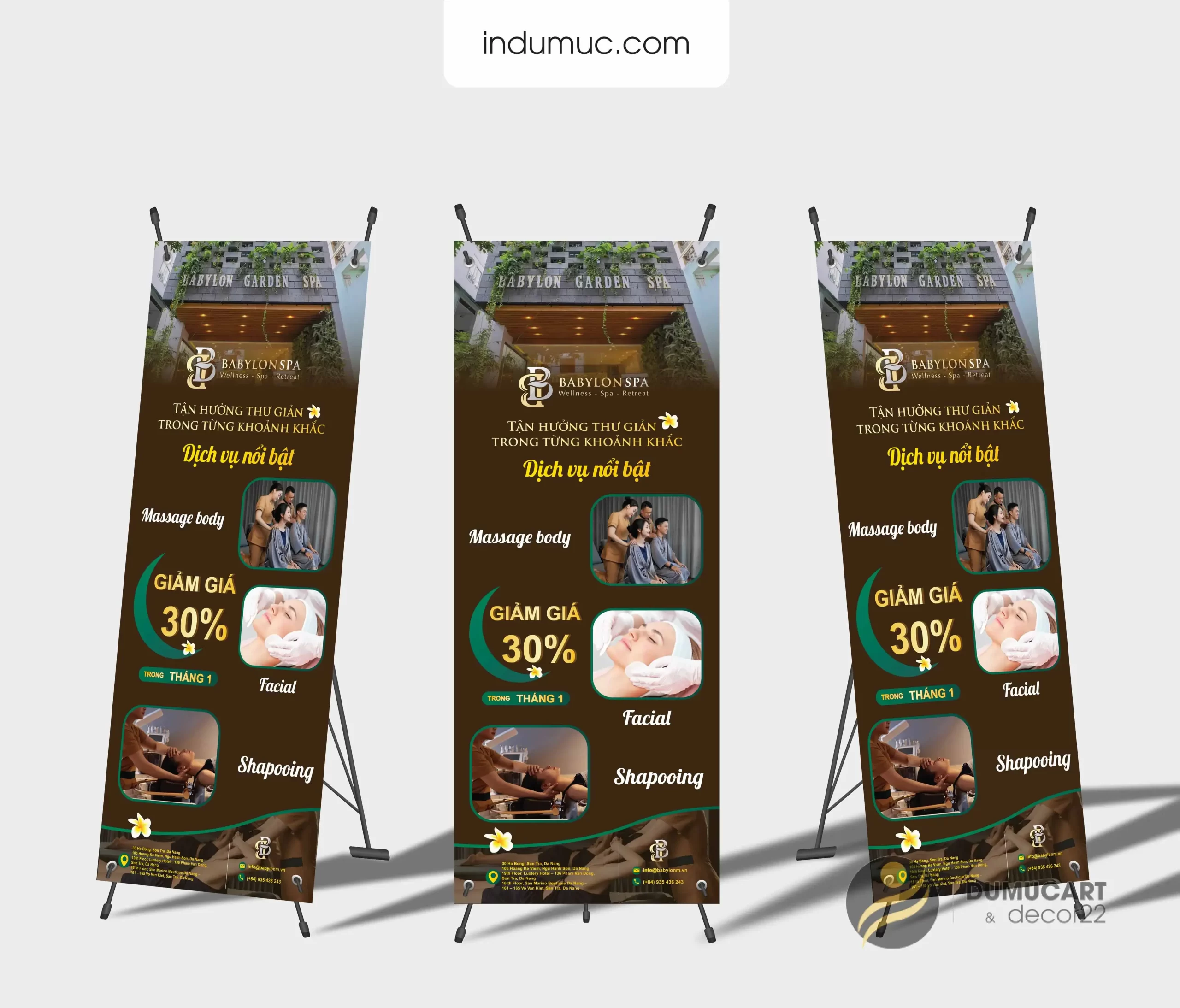 Standee chữ X