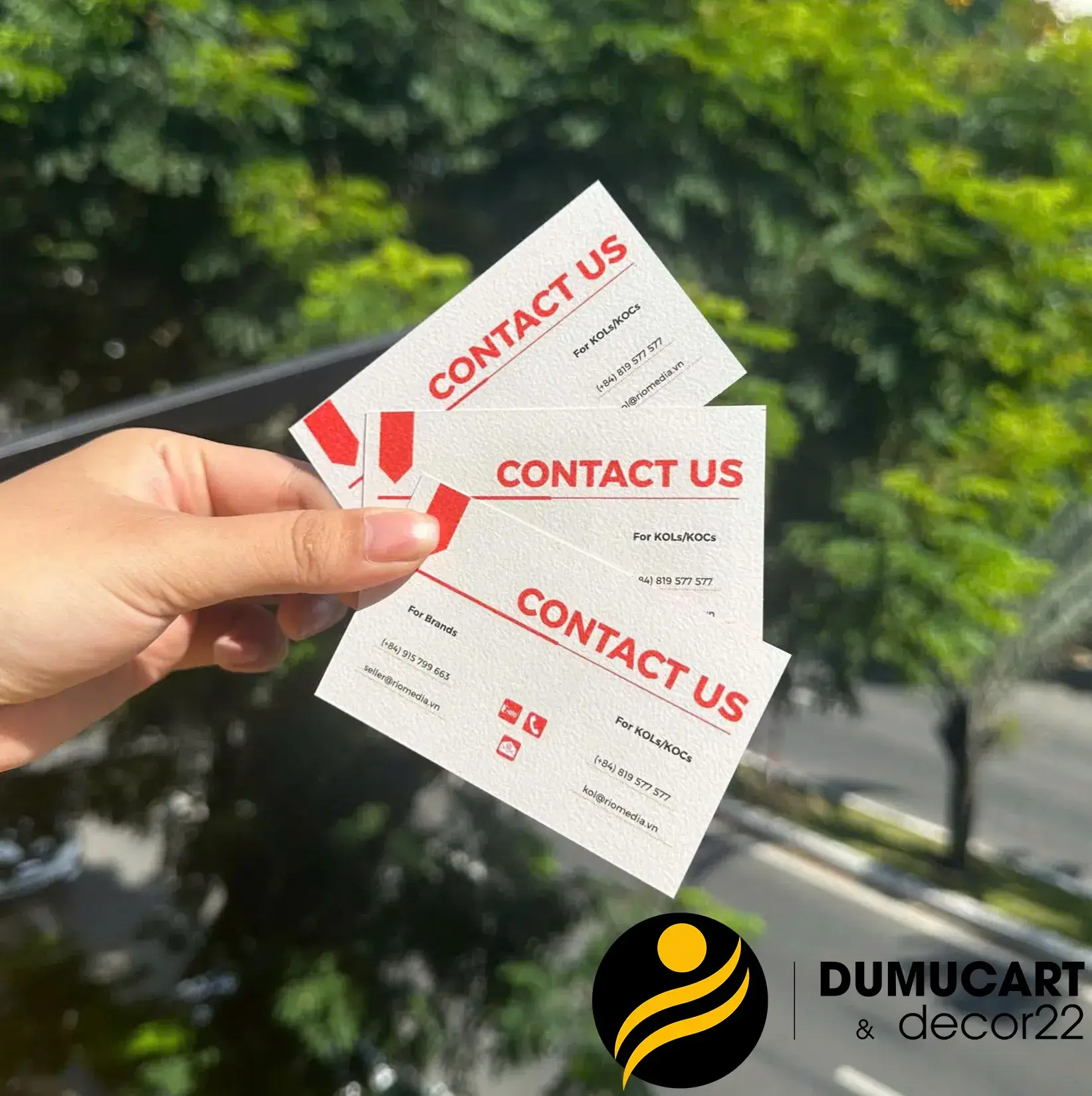 danh thiếp giấy mỹ thuật