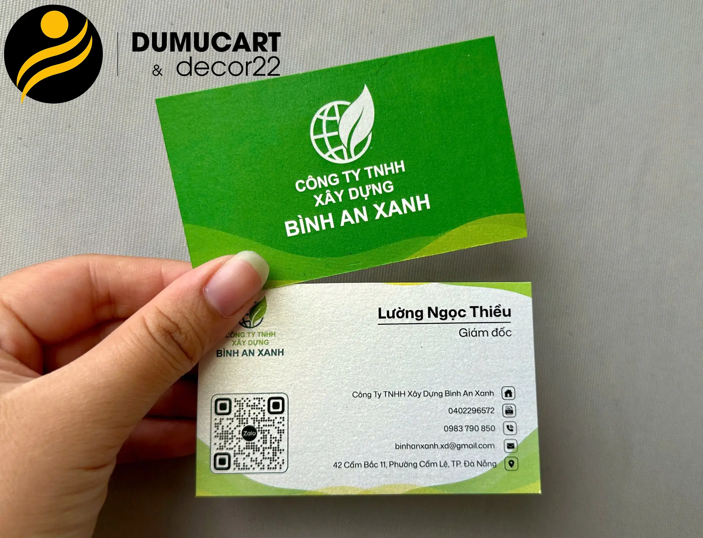 danh thiếp giấy mỹ thuật