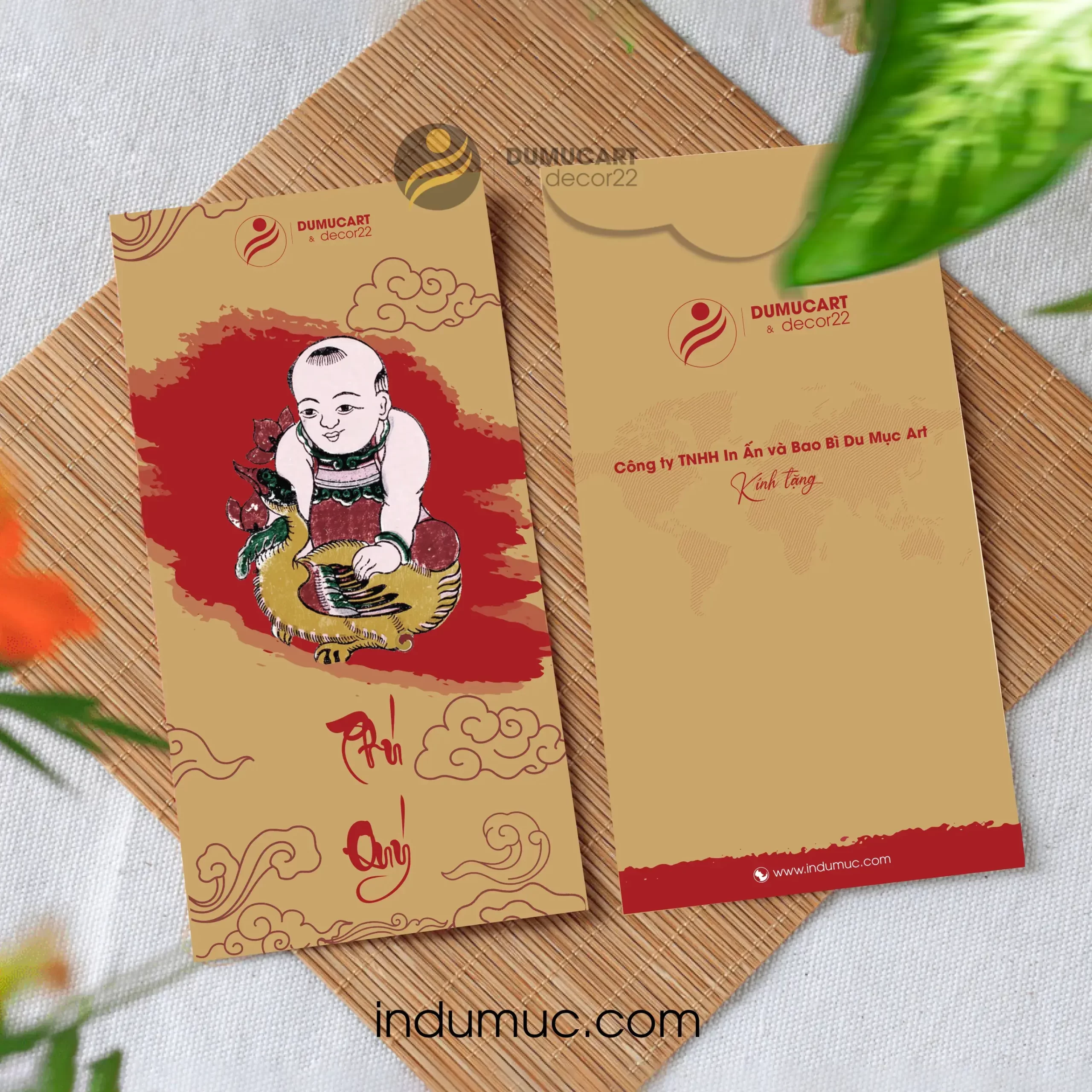 checklist đặt in bao lì xì