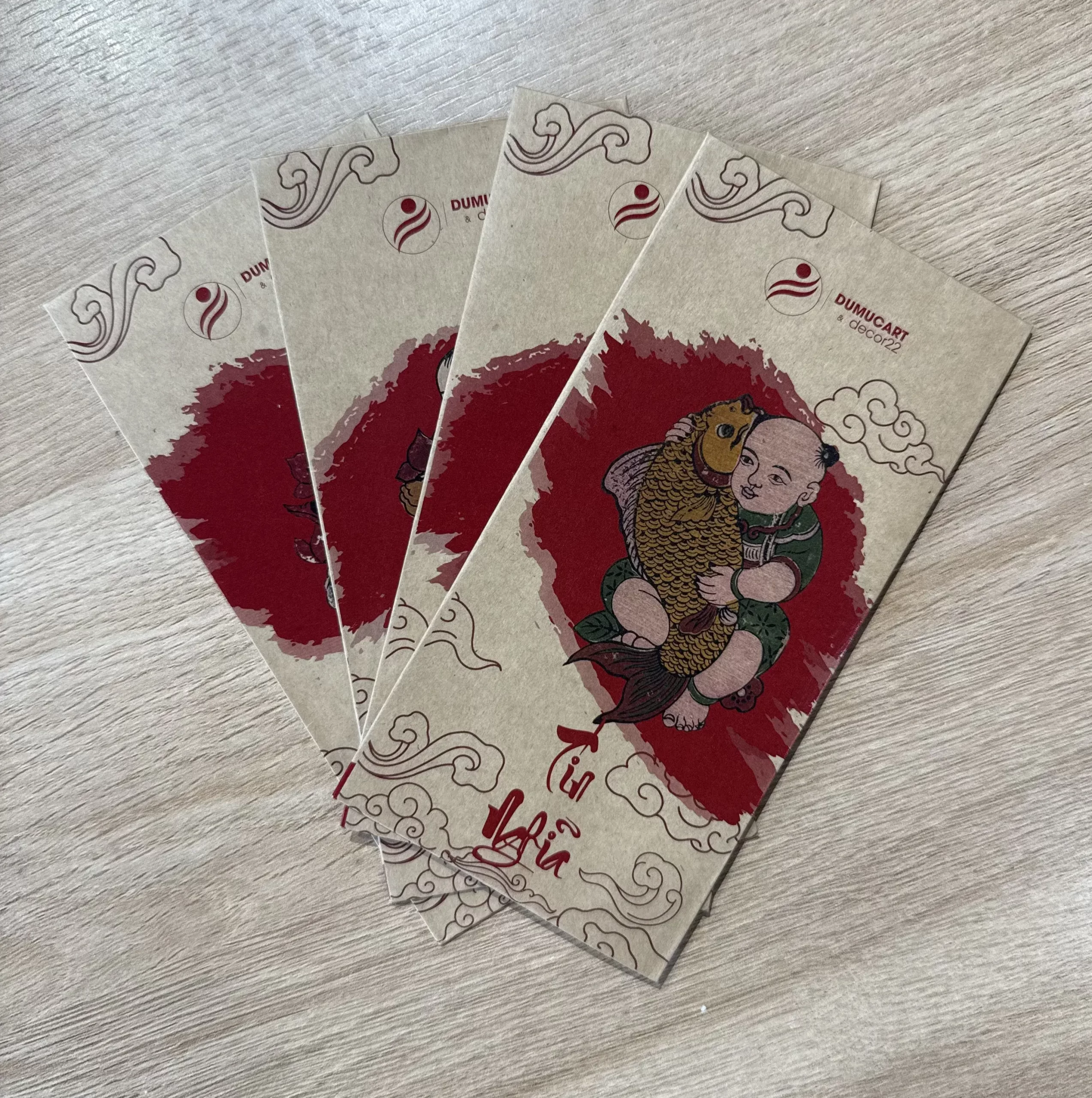 checklist đặt in bao lì xì