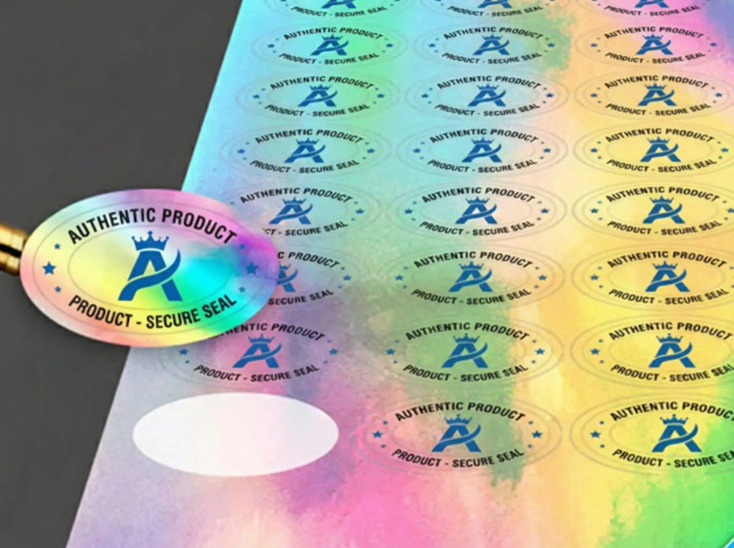 tem nhãn decal 7 màu