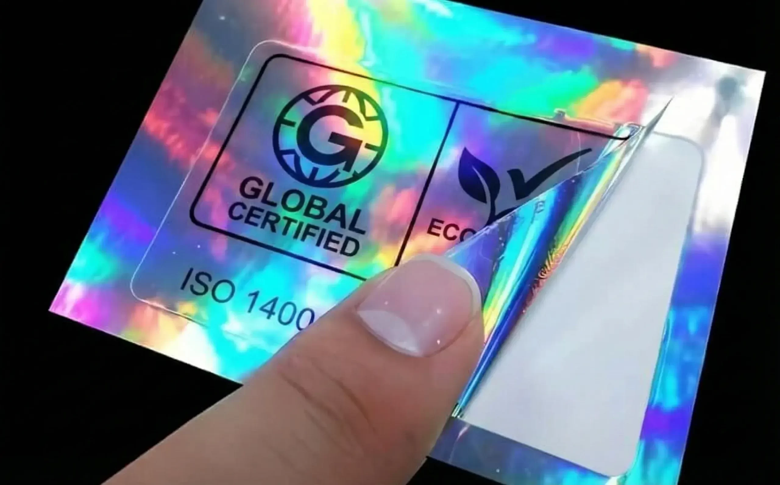 tem nhãn decal 7 màu