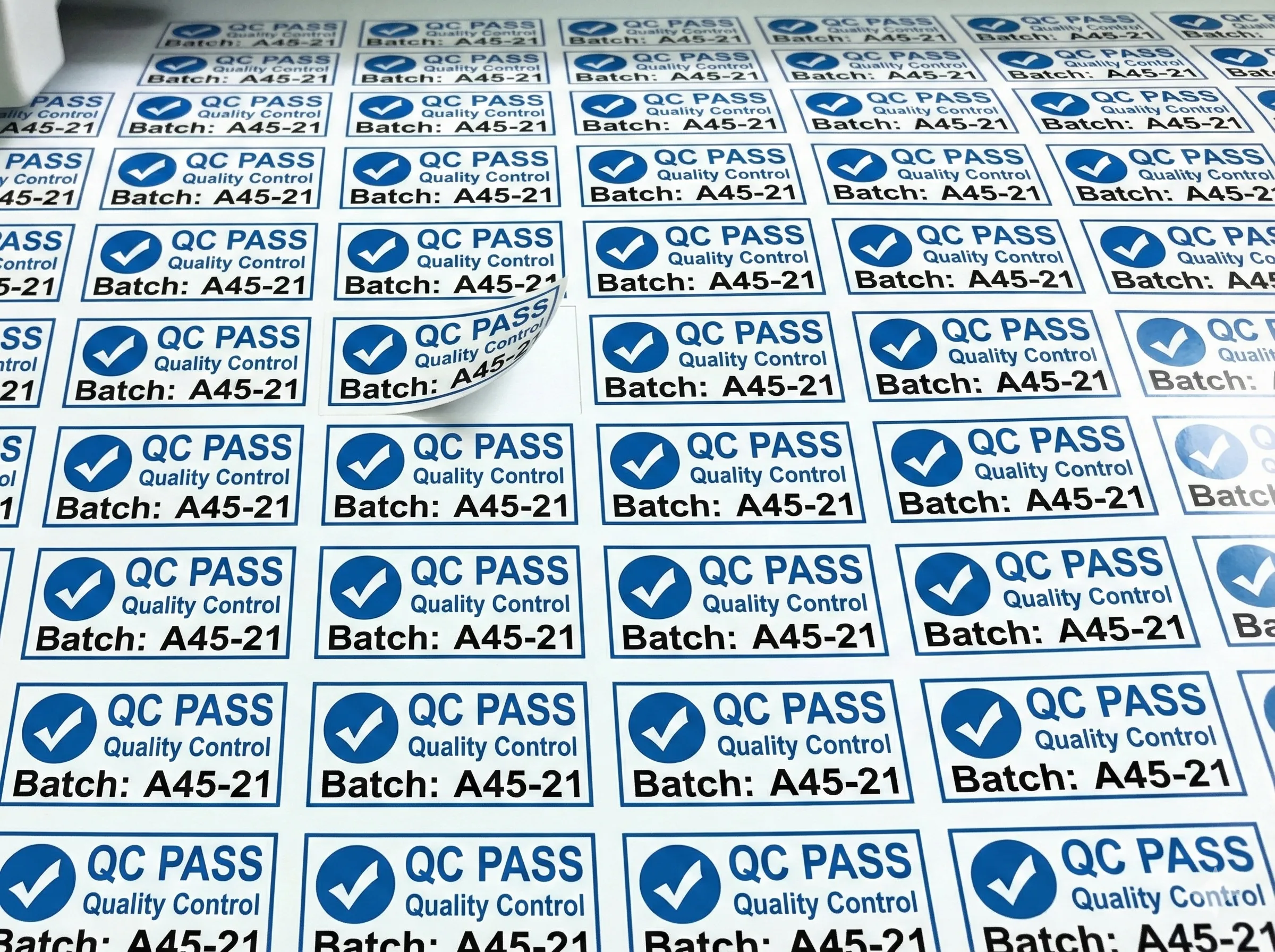 tem nhãn decal vỡ