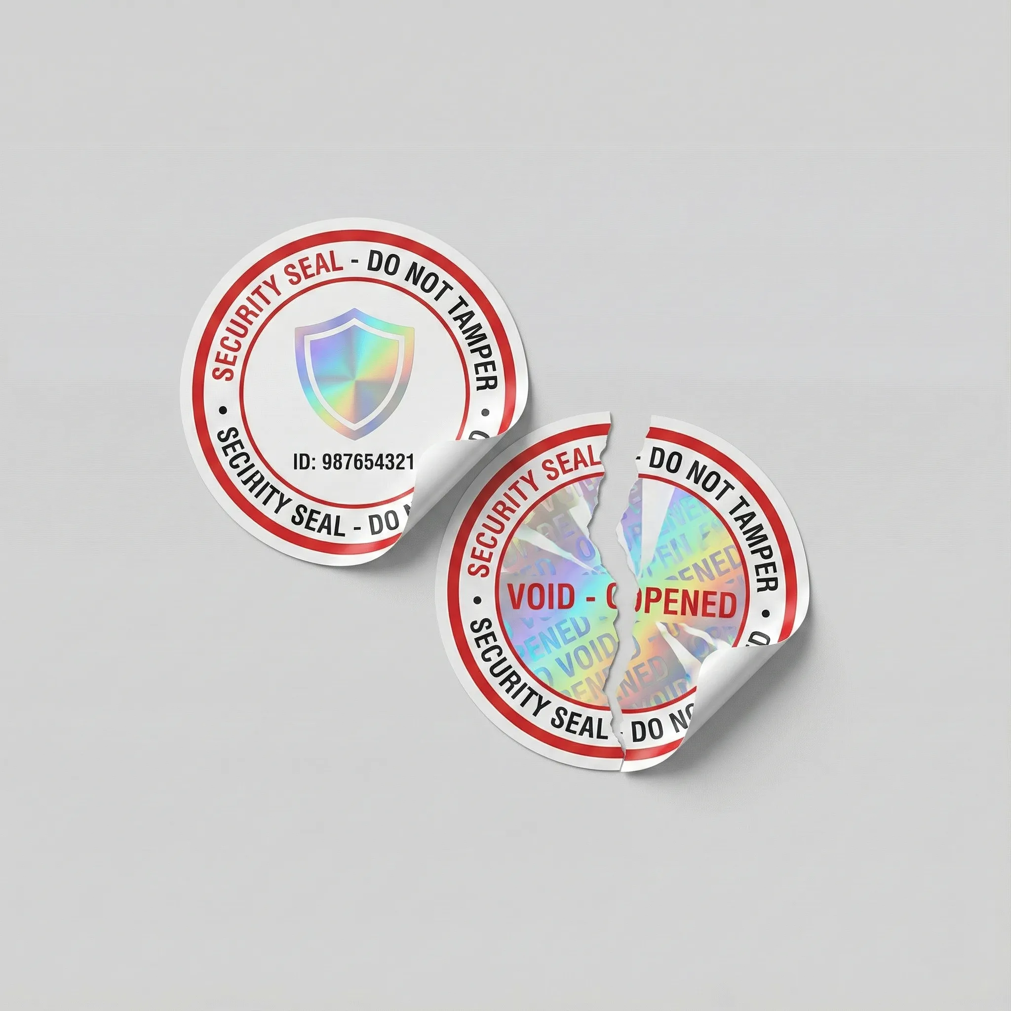 tem nhãn decal vỡ