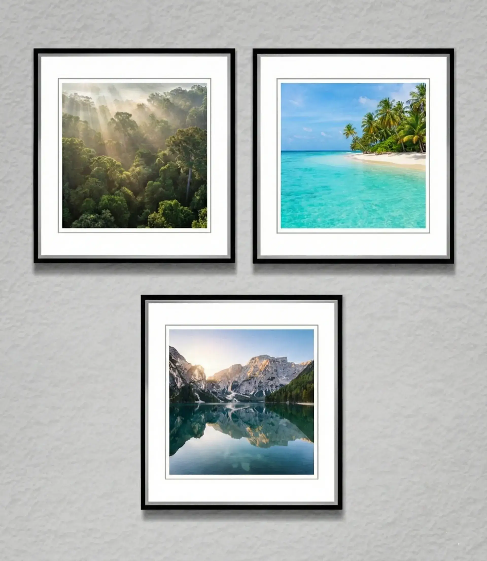 tranh dán tường khung vuông