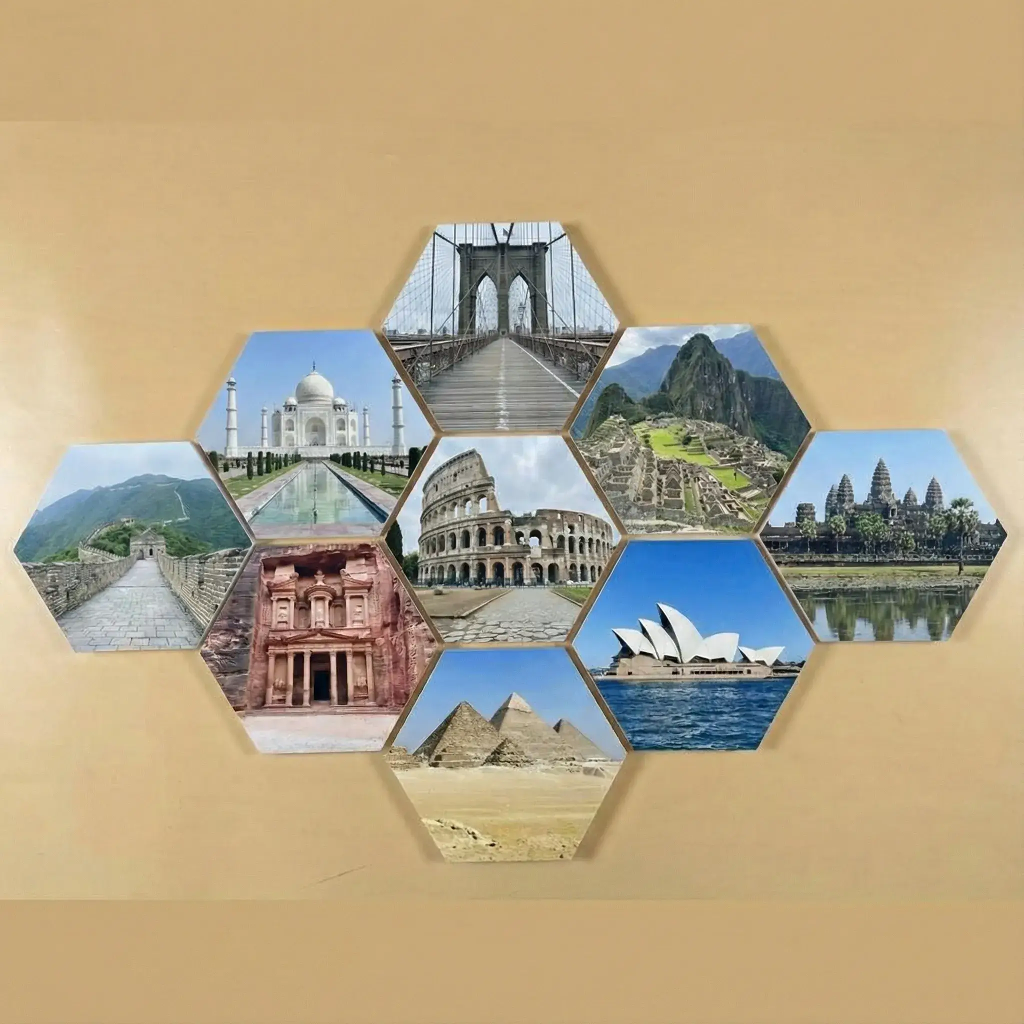 tranh dán tường tổ ong