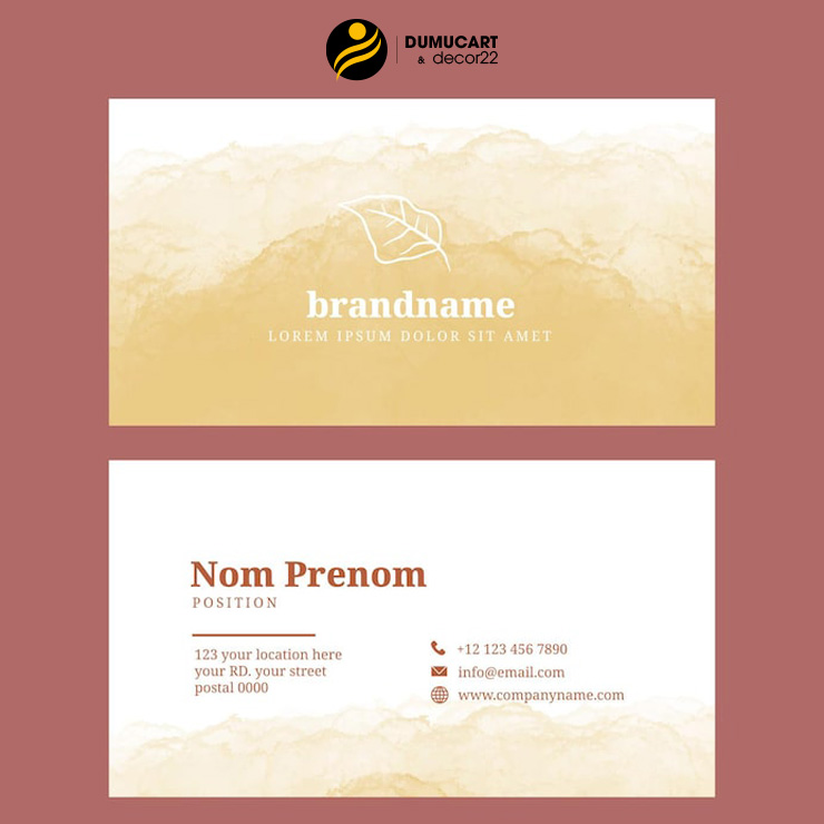 in card visit dập nổi