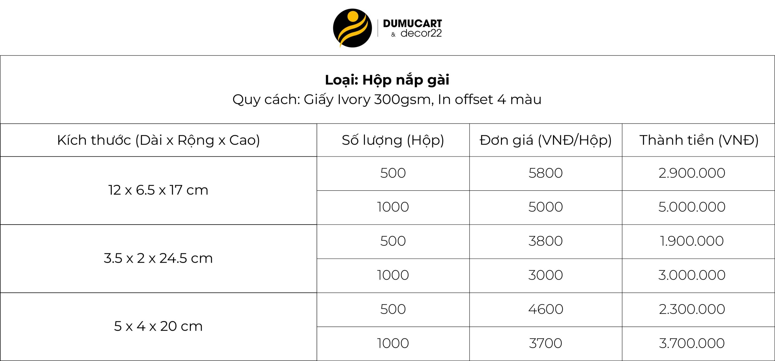 in hộp giấy mỹ phẩm