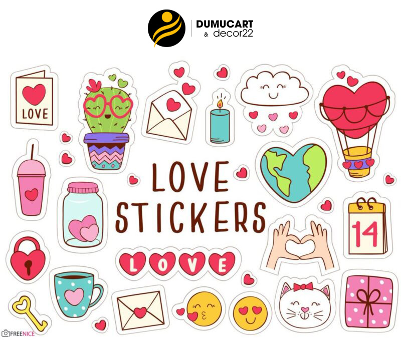 hình vẽ sticker cute mini