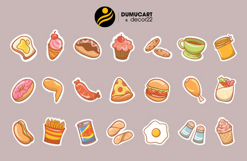 hình vẽ sticker cute mini