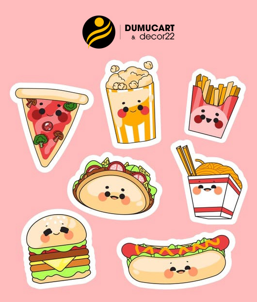 hình vẽ sticker cute mini