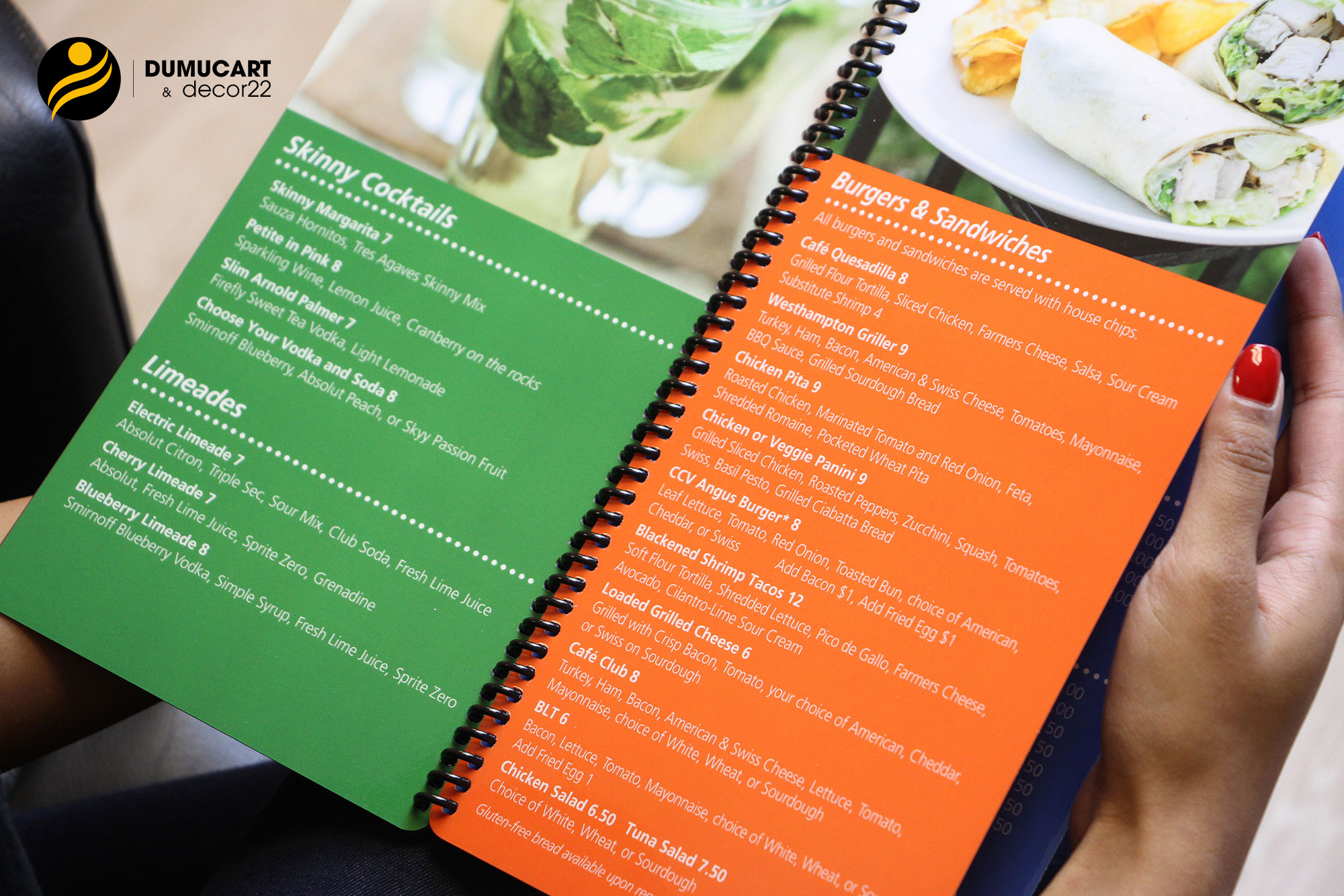 giá in menu