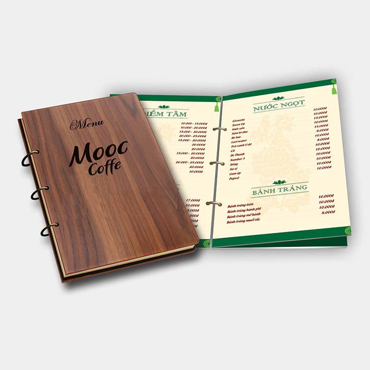 in menu gỗ