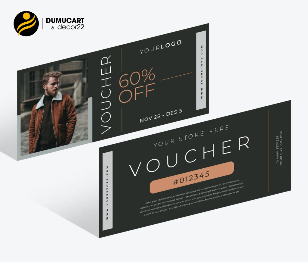 in voucher số lượng ít