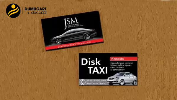 mẫu card xe dịch vụ