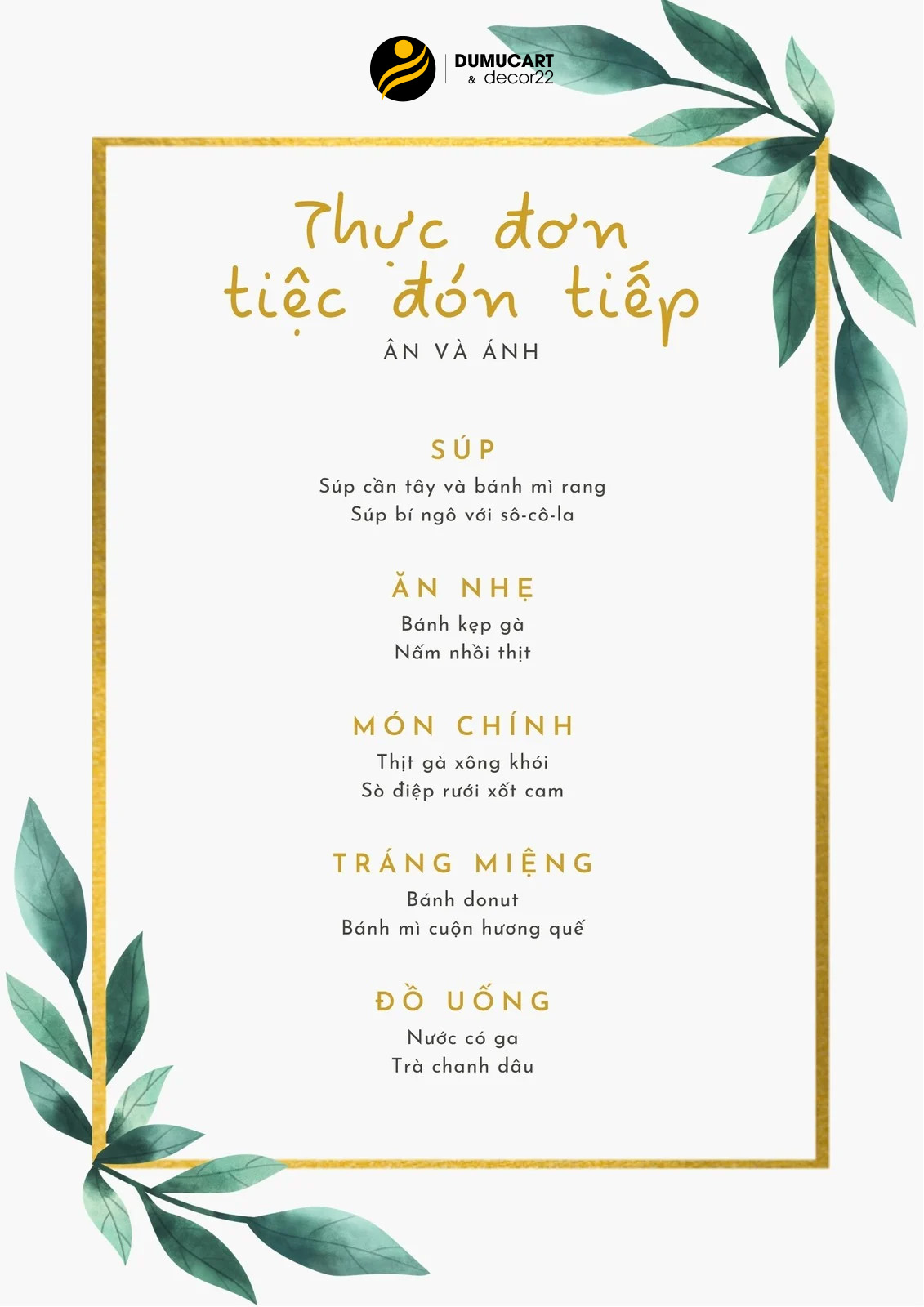 mẫu menu đẹp file word miễn phí