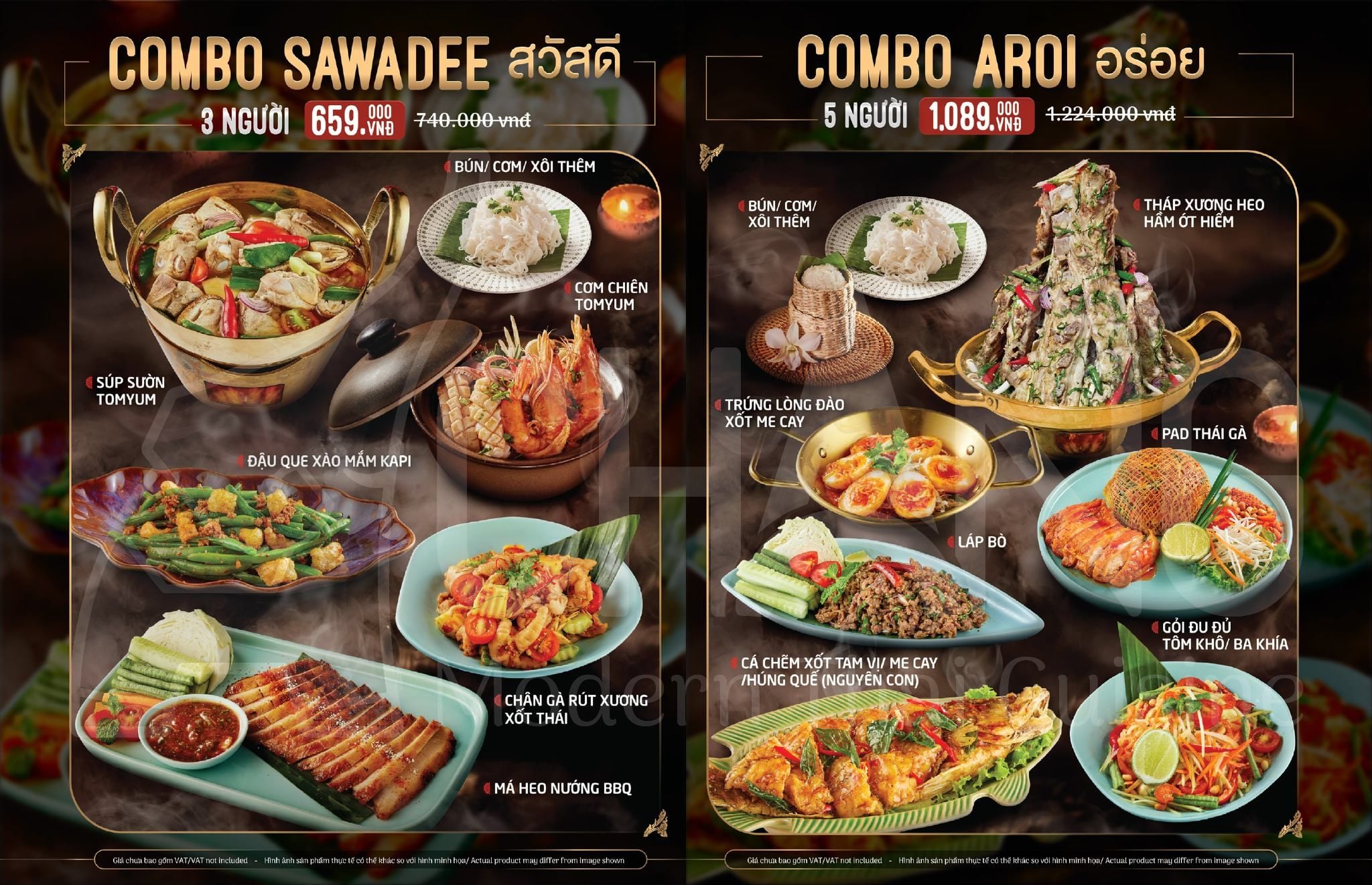 mẫu menu đẹp đơn giản