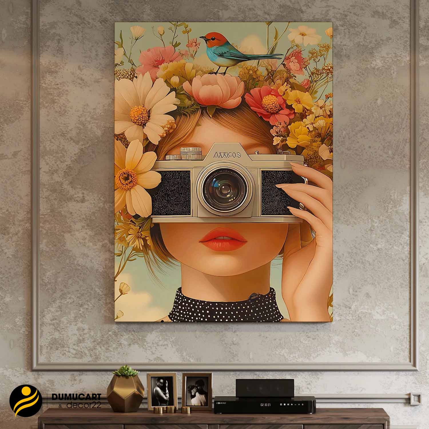 in ảnh canvas
