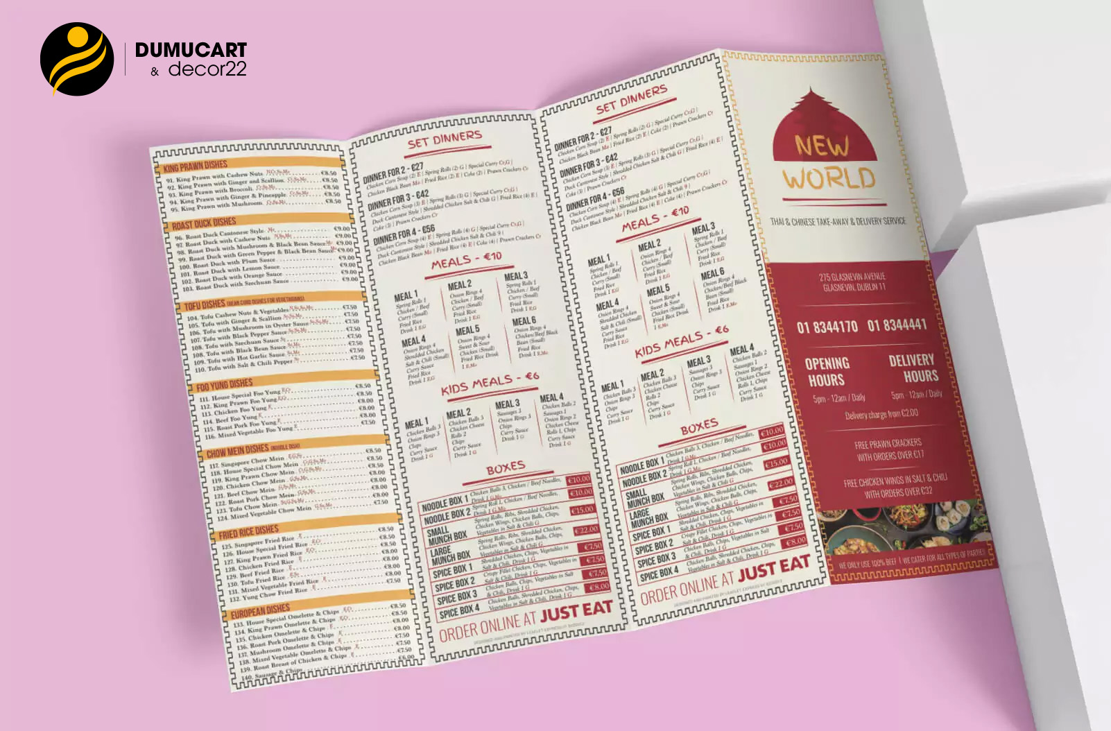 in menu lấy ngay