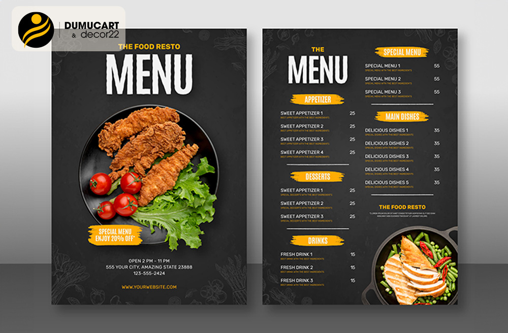 in menu formex