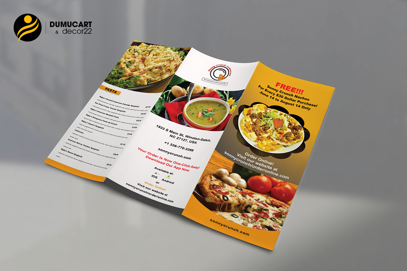in menu lấy liền