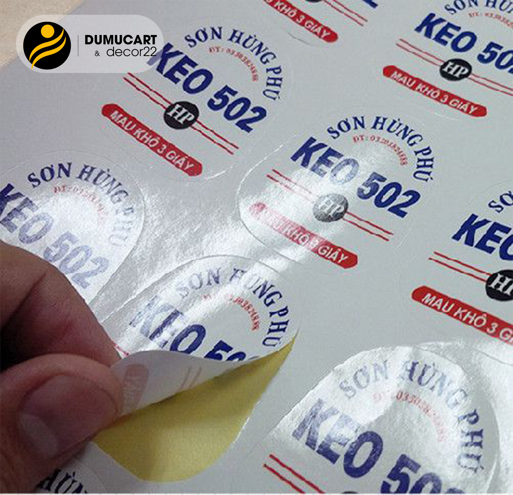 dịch vụ in tem nhãn decal