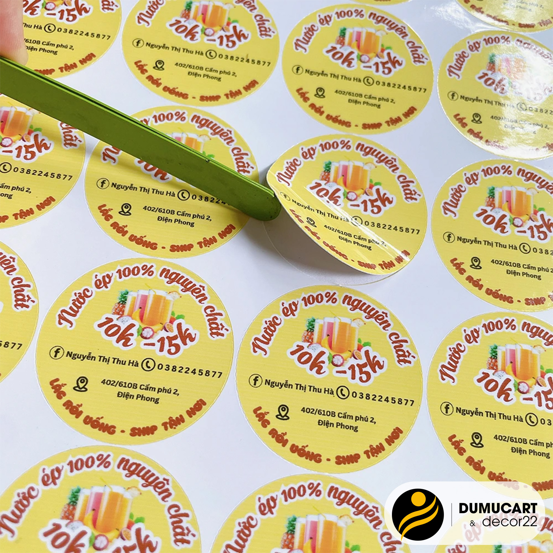 in tem nhãn decal nhựa